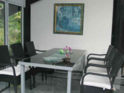 Sitzecke im neuen Wintergaten